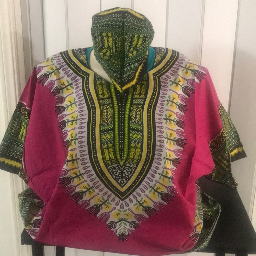 African Dashiki Tunic/Cap